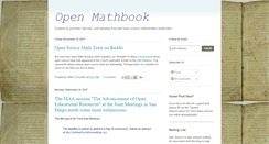 Desktop Screenshot of openmathbook.org