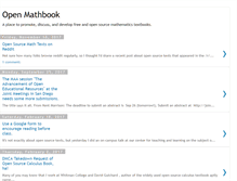 Tablet Screenshot of openmathbook.org